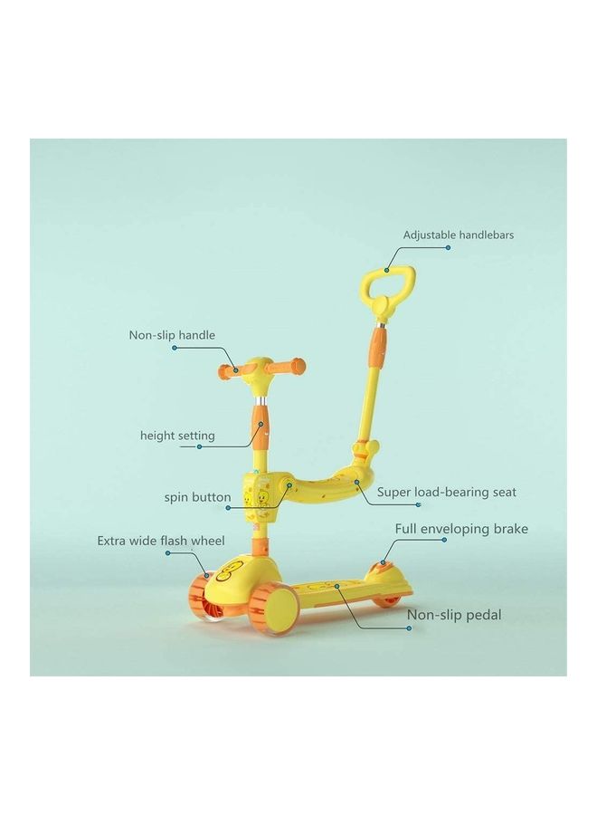 Children's Twisted Lemigo With Flash Wheels 61 x 31 x 78cm