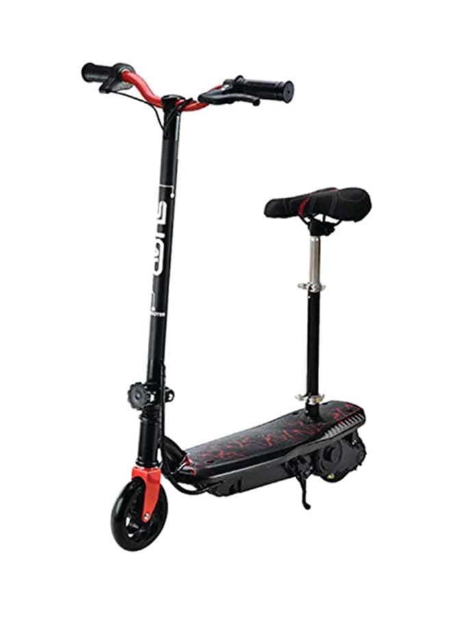 Electric Scooter With Rotatable Handlebar For Smooth Control And Portable Folding Design Black 105x95x30cm