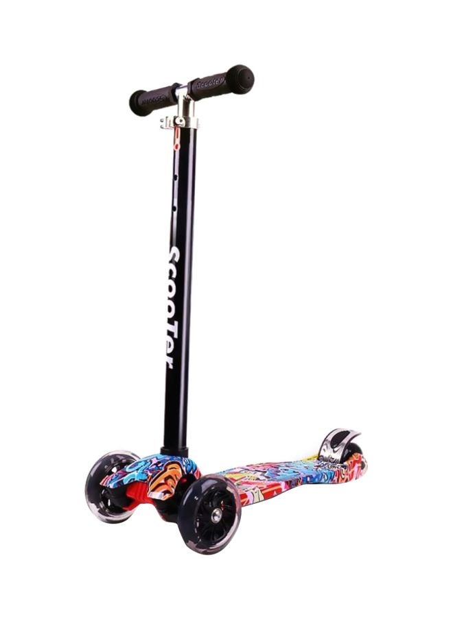 3-Wheeled Adjustable Kick Scooter Multicolour