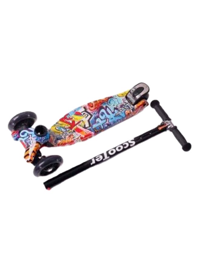 3-Wheeled Adjustable Kick Scooter Multicolour