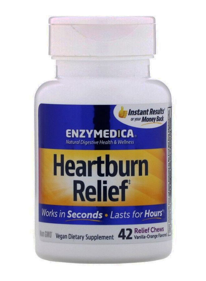 Vanilla-Orange Heartburn Relief - 42 Chews