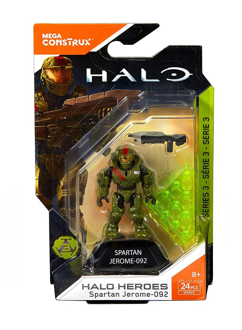 24-Piece Mega Construx Halo Spartan Jerome Building Set 24