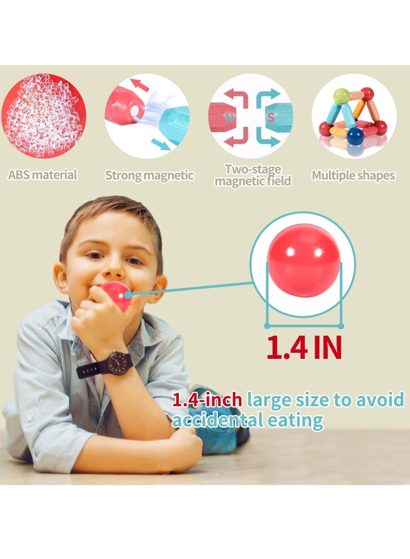 108 PCS Building Stacking Toys for Boys Girls Ages 3+