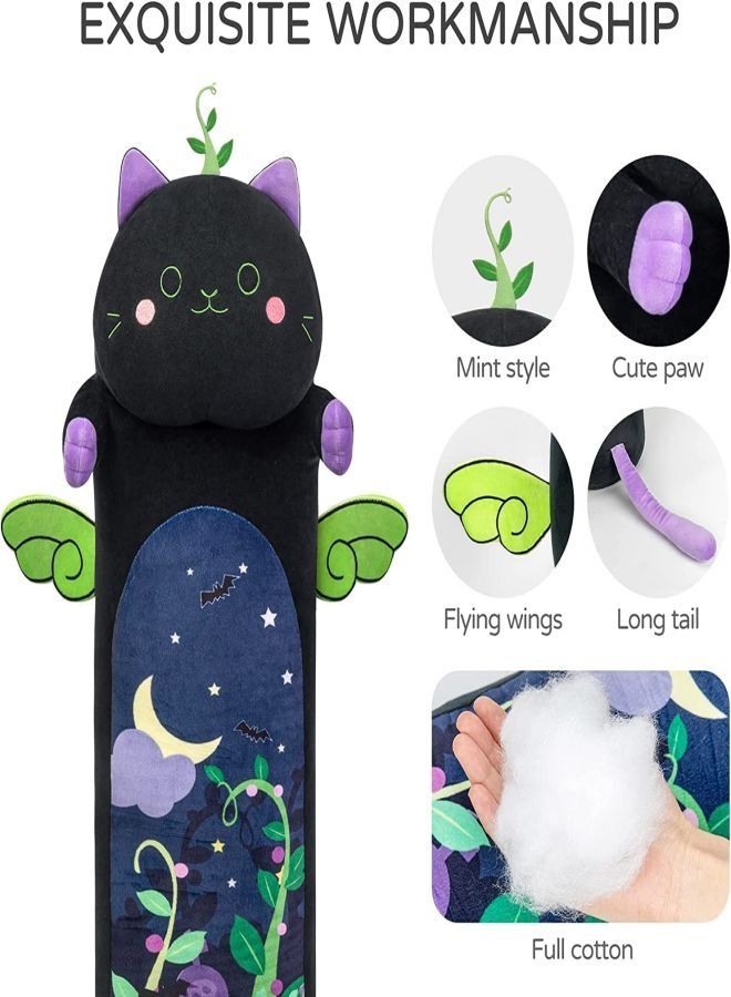 Long Cat Plush Kawaii Body Pillow 90cm