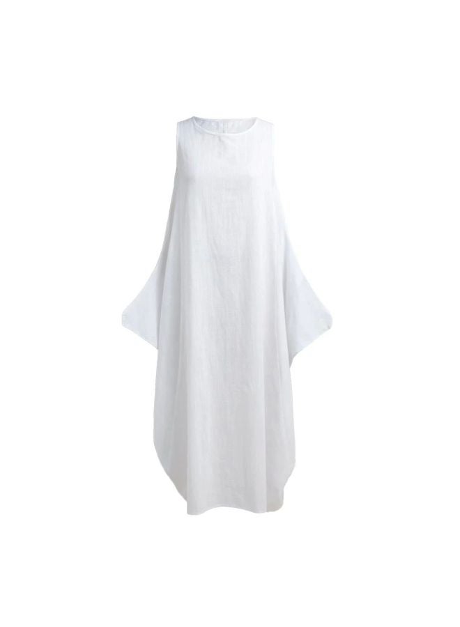Sleeveless Maxi Dress White