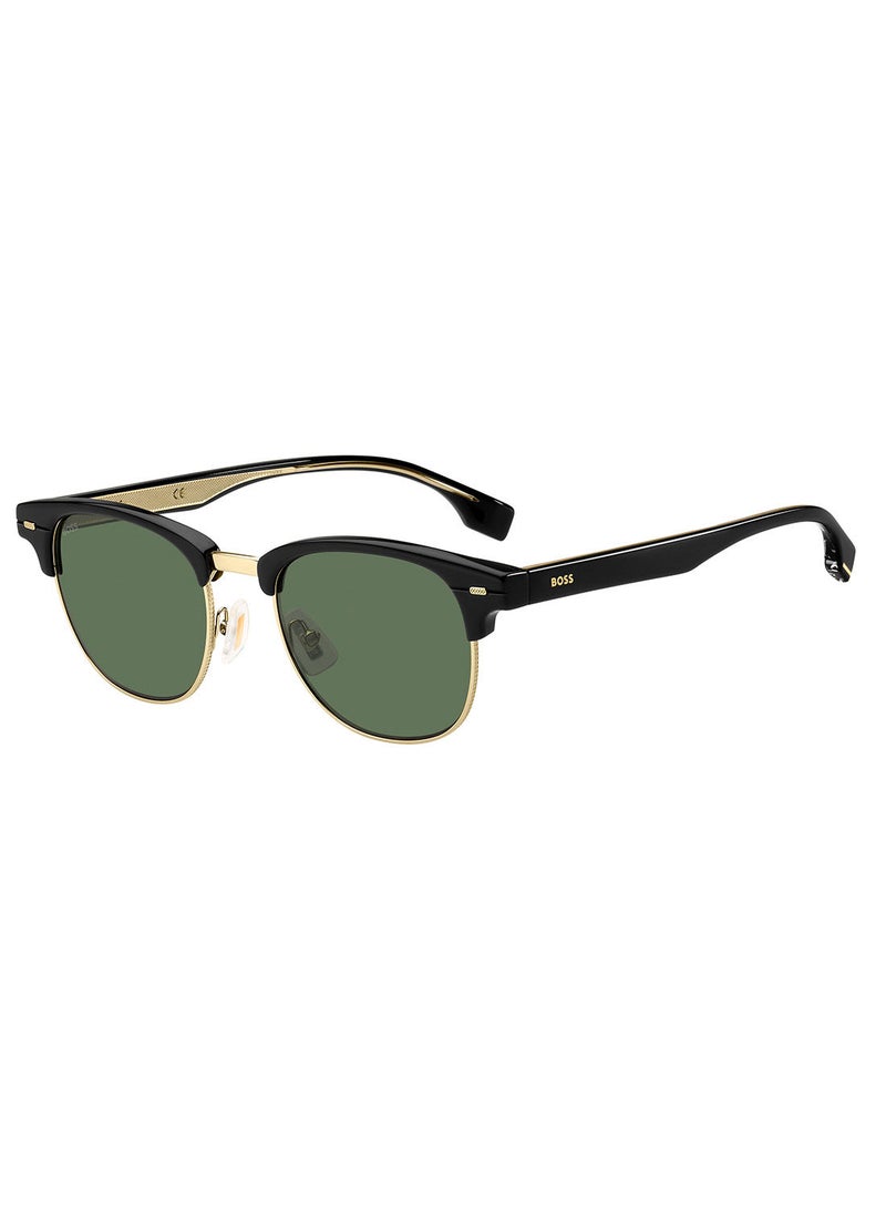 Men Round Sunglasses BOSS 1381/S BLK GOLD 50