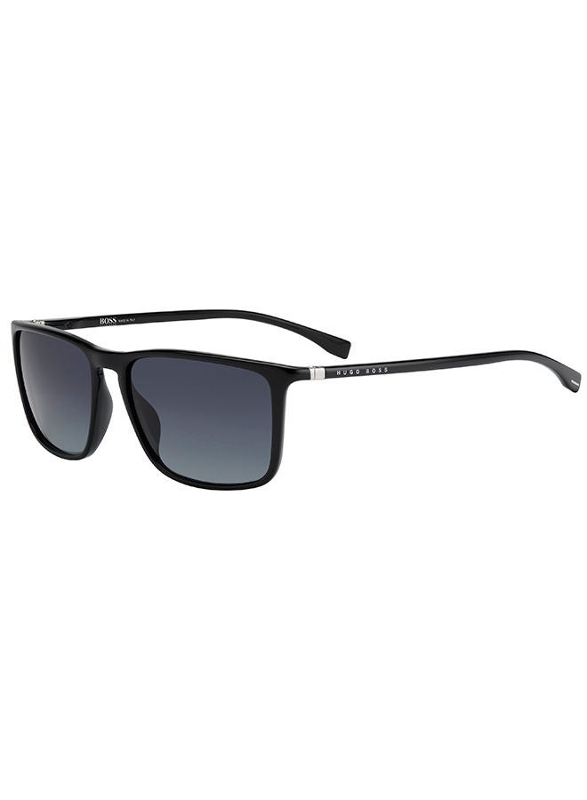 Men Rectangular Sunglasses BOSS 0665/S/IT  BLACK 57