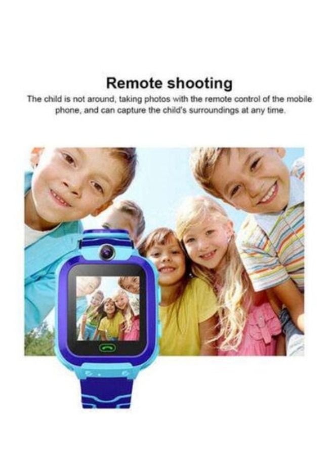 Kids Phone Wrist Watch Smartwatch For Boys Girls With Sim Card Photo Waterproof GPS Tracker Child Kids Smart Watch Blue/Black/Purple Children's Smart Watch