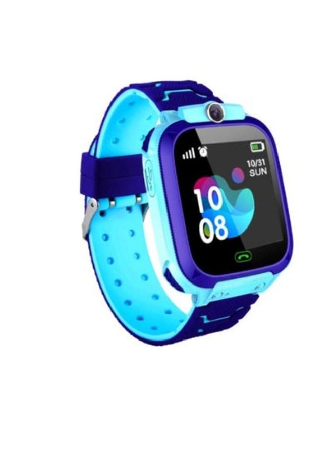 Kids Phone Wrist Watch Smartwatch For Boys Girls With Sim Card Photo Waterproof GPS Tracker Child Kids Smart Watch Blue/Black/Purple Children's Smart Watch