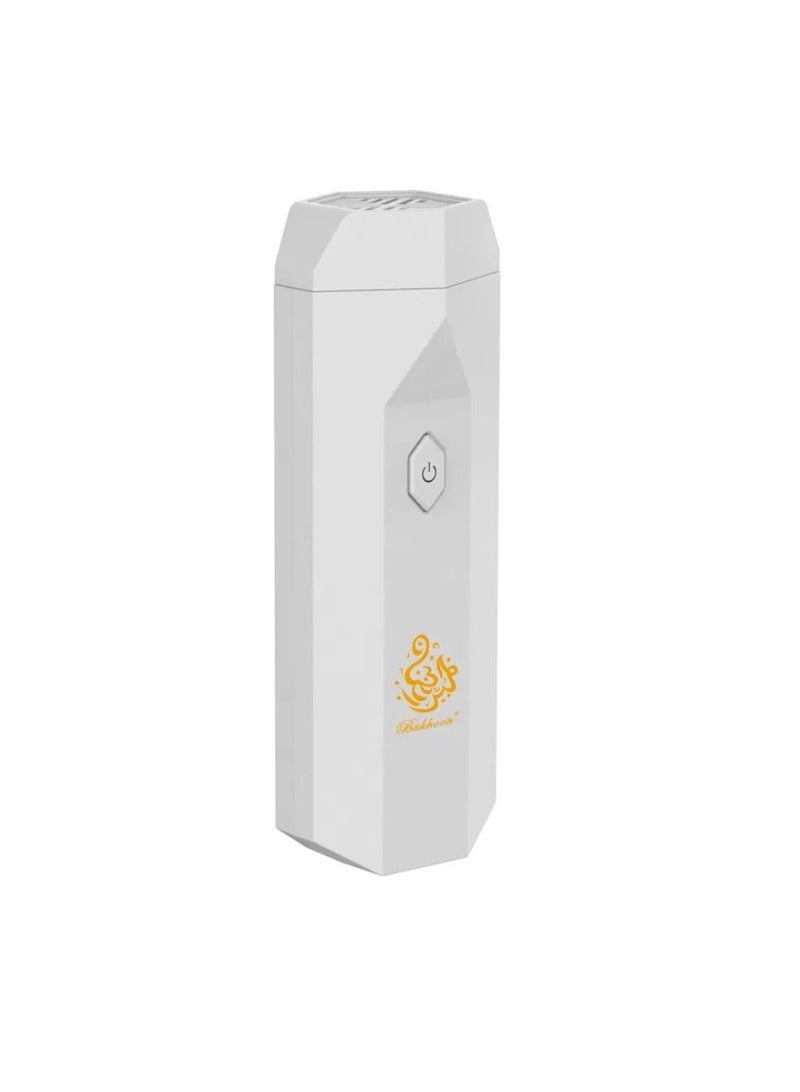 2 Pcs Rechargeable Comb Electric Bakhoor Burner USB Type-C Power Electrical Bakhoor Burner With Hair Comb Incense Holder Portable Incense Burners Aroma Diffuser  White/Black