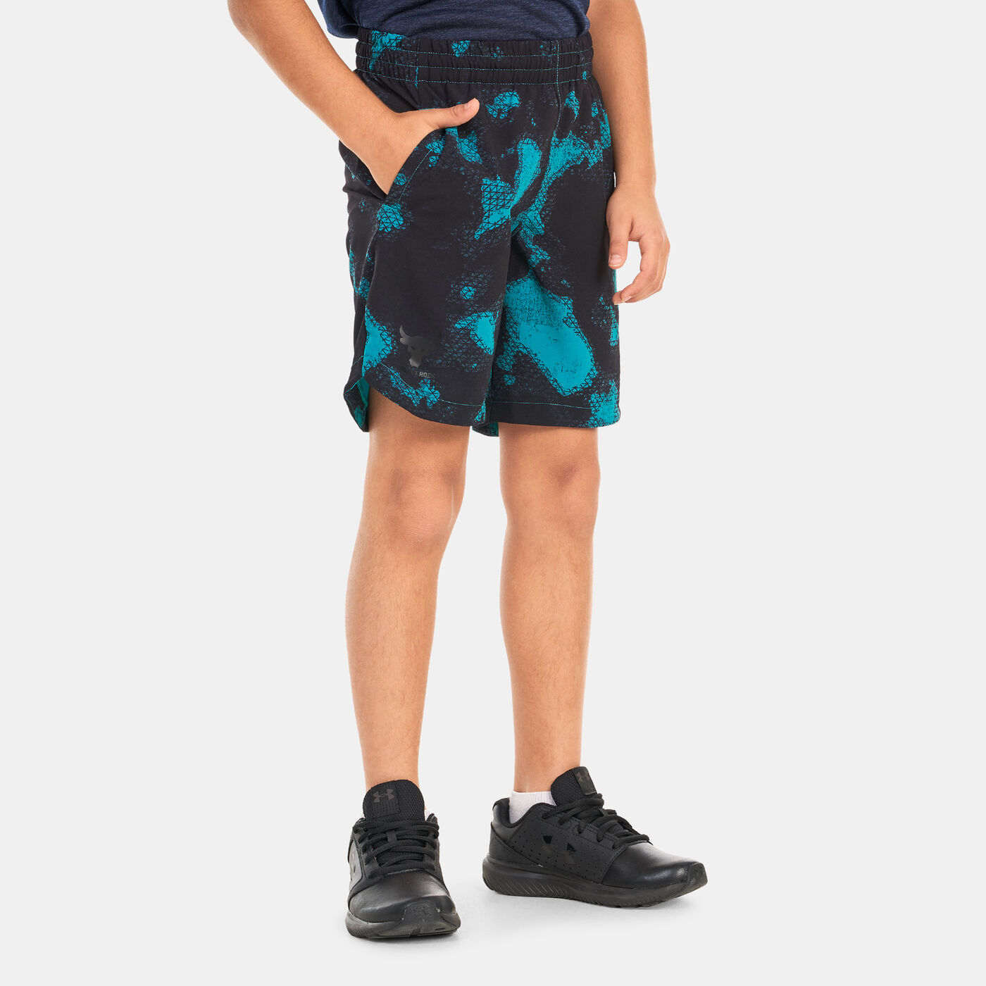 Kids' Project Rock Woven Printed Shorts