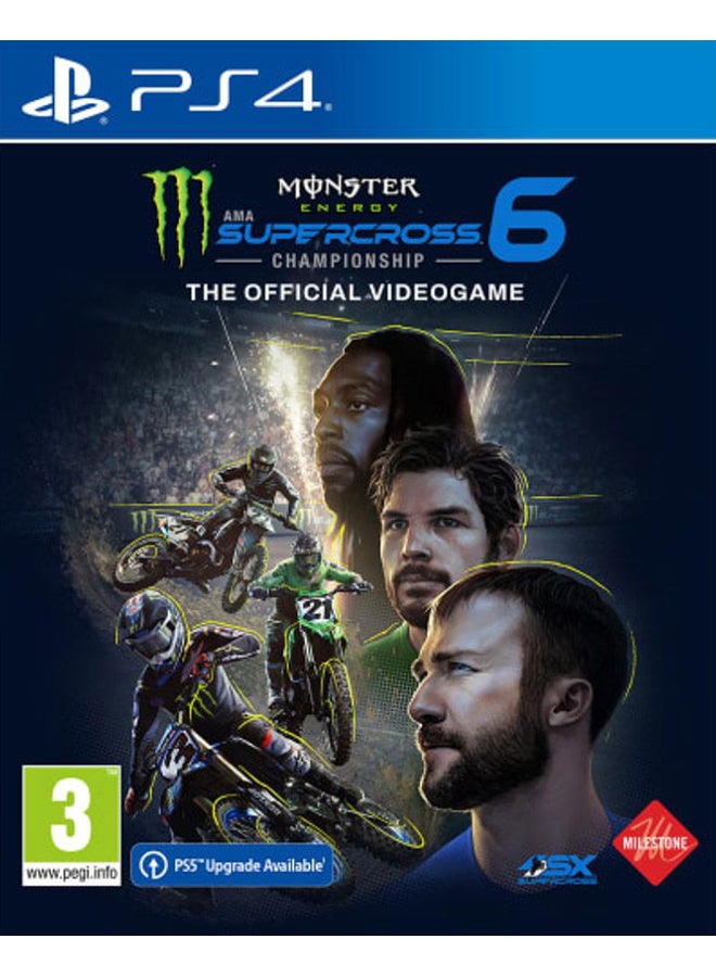 PS4 Monster Energy Supercross - The Official Videogame 6 PEGI - Racing - PlayStation 4 (PS4)