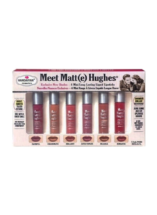 Meet Matt(E) Hughes Liquid Lipstick Set Multicolour