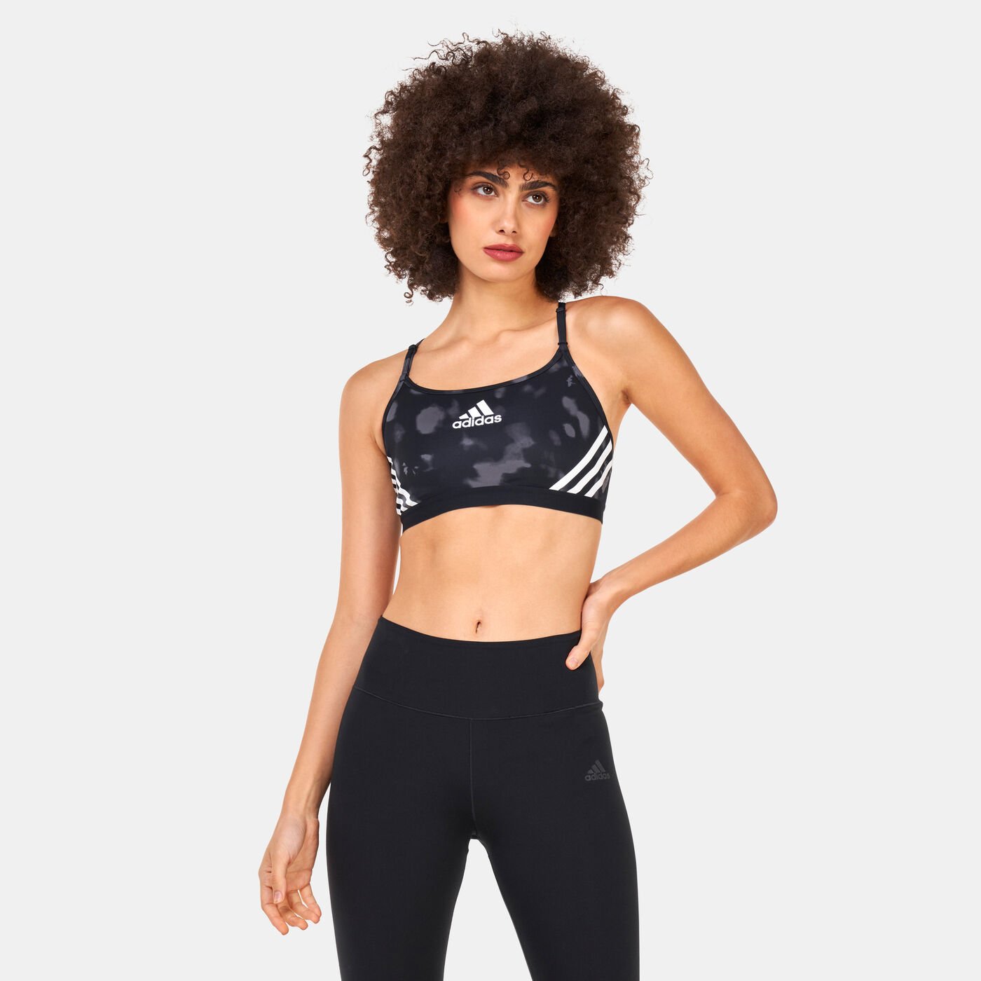 Women's Aeroreact Light-Support Hyperglam Printed Sports Bra