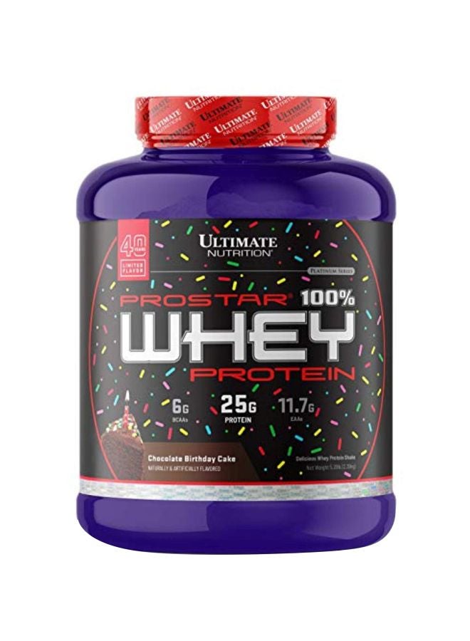 Prostar 100 Percent Whey Protein Powder - Chocolate Birthday Cake