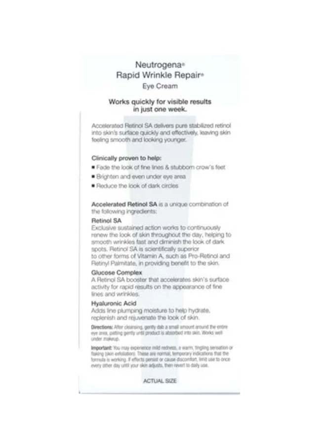 Rapid Wrinkle Repair Eye Cream