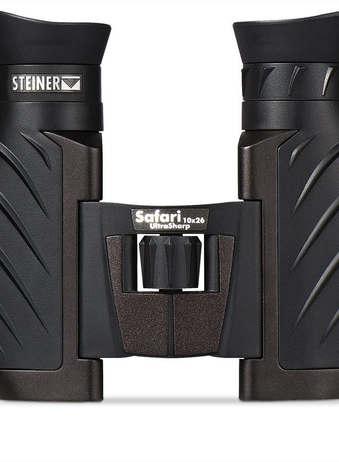 Safari UltraSharp Binoculars Compact Lightweight Performance Outdoor Optics, 10x26