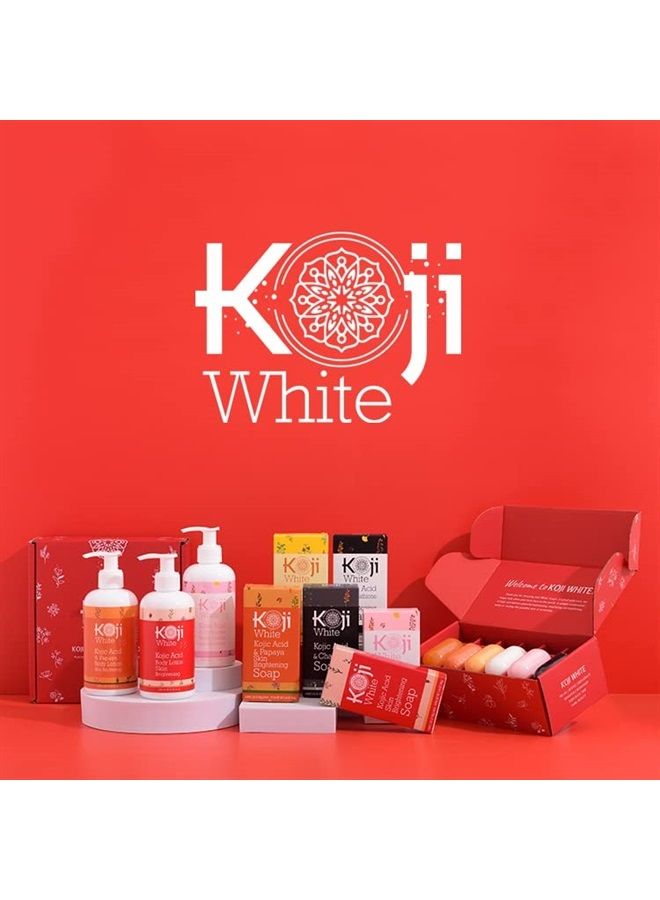 Kojic Acid & Vitamin C Brightening Soap for Face & Body, Diminishes Dark Spots, Smooth & Soft Complexion, Paraben Free, Not Tested on Animals, 2.82 oz (2 Bars)