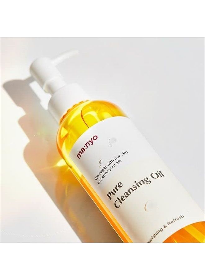 Pure Cleansing Oil Korean Facial Cleanser, Blackhead Melting, Daily Makeup Removal with Argan Oil, for Women Korean Skin care 6.7 fl oz