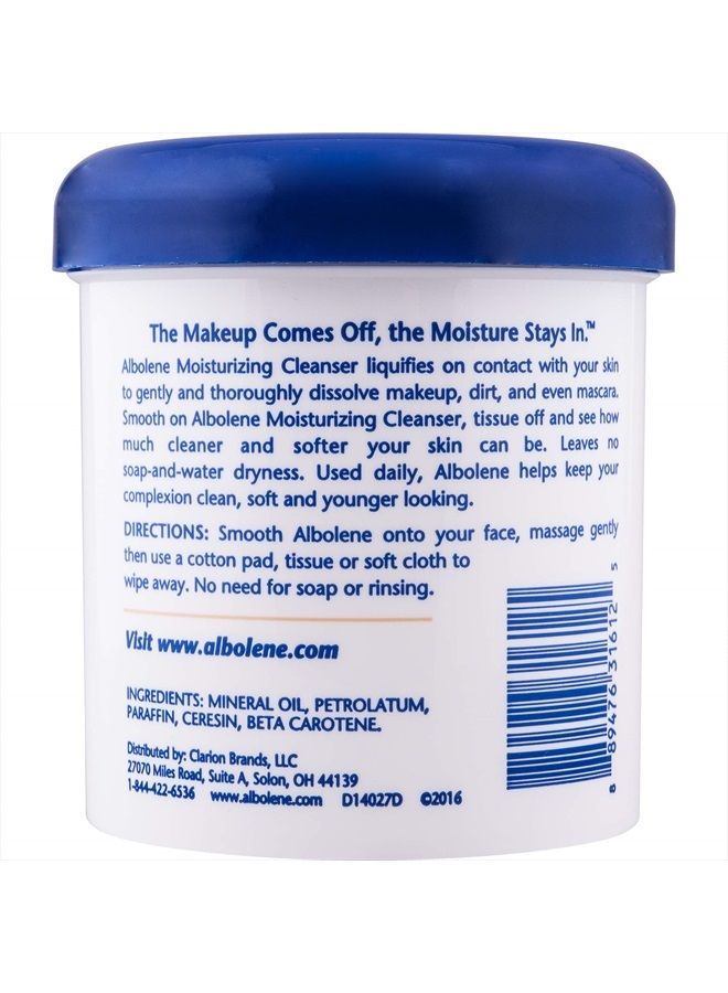 Face Moisturizer and Makeup Remover, Facial Cleanser and Cleansing Balm, Fragrance Free Cream, 12 oz (2 Pack)