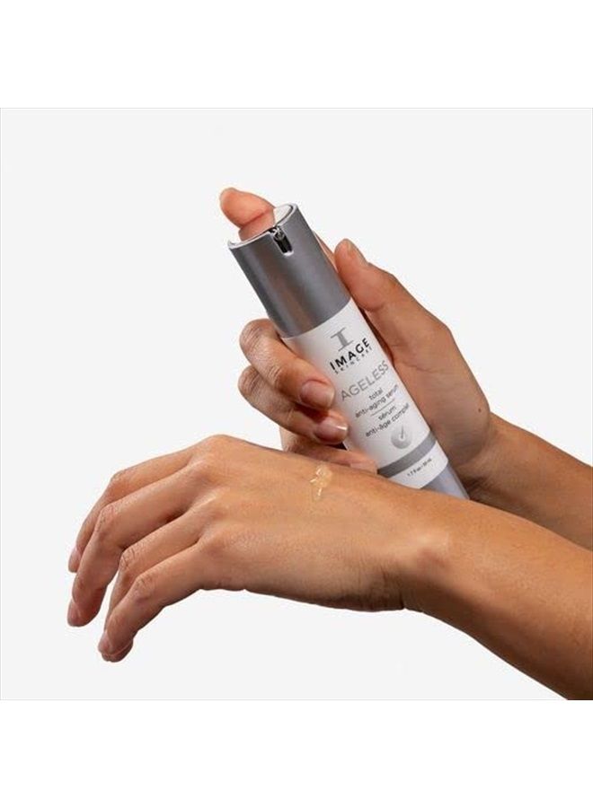 , Total Serum, AHA Face Serum with Peptides to Firm, Hydrate, Smooth Wrinkles and Even Tone, 1.7 fl oz