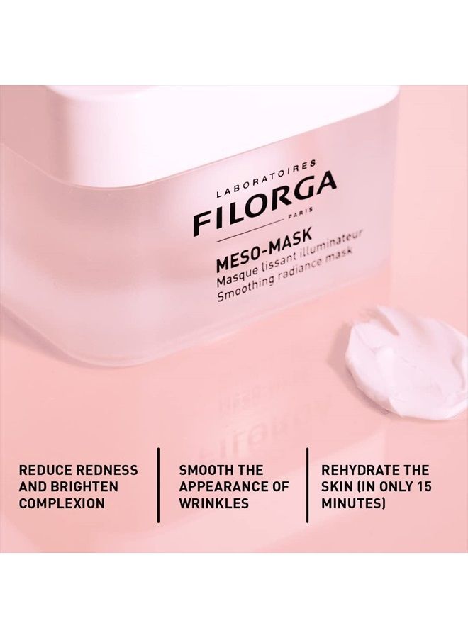 Filorga Meso-Mask Smoothing Face Mask, Anti Aging Formula With Collagen and Elastin Combo for Hydrating Wrinkle Reduction, Skin Moisturizing, and Complexion Brightening Skincare 1.69 fl. oz.