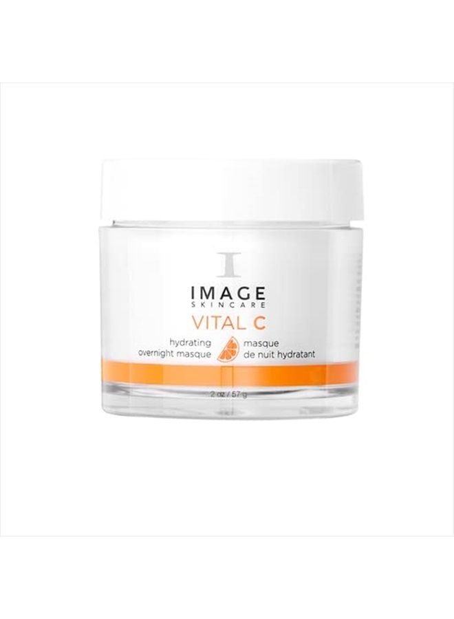 , VITAL C Hydrating Overnight Masque, Revitalizing Sleeping Facial Mask with Blue-Green Algae Extract and Hyaluronic Acid, 2 oz