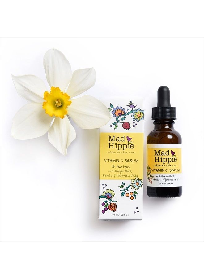 Vitamin C Serum for Face with Hyaluronic Acid, Vitamin E & Ferulic Acid - Vitamin C Face Serum for Women/Men, Skin-Brightening Serum, 1.02 Fl Oz