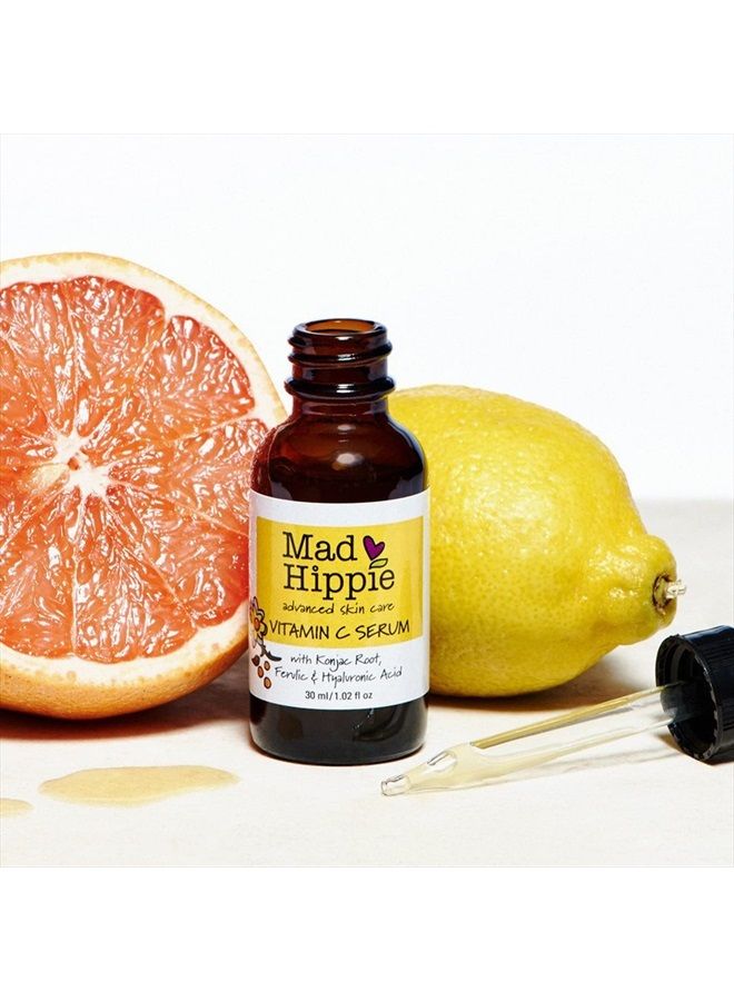 Vitamin C Serum for Face with Hyaluronic Acid, Vitamin E & Ferulic Acid - Vitamin C Face Serum for Women/Men, Skin-Brightening Serum, 1.02 Fl Oz