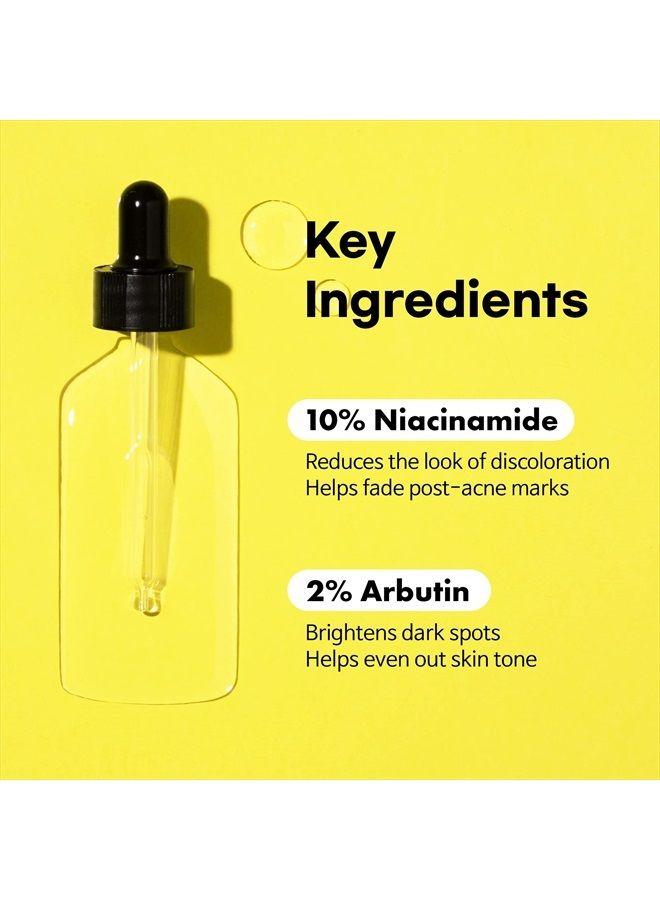 Vita B3 Source, 10% Niacinamide Serum, 2% Arbutin, Hyperpigmentation, Dark Spot Treatment, 1.35 Fl Oz