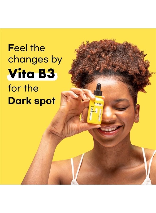 Vita B3 Source, 10% Niacinamide Serum, 2% Arbutin, Hyperpigmentation, Dark Spot Treatment, 1.35 Fl Oz
