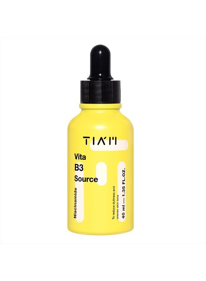 Vita B3 Source, 10% Niacinamide Serum, 2% Arbutin, Hyperpigmentation, Dark Spot Treatment, 1.35 Fl Oz