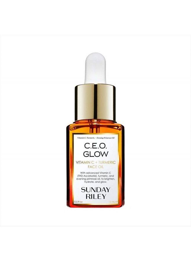 C.E.O. Glow Vitamin C & Turmeric Face Oil, 0.5 Fl Oz