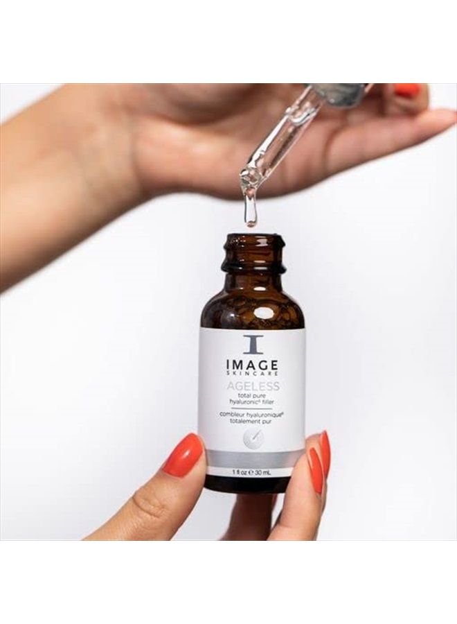 AGELESS Total Pure Hyaluronic6 Filler - With 6 Types of Hyaluronic Acid to Boost Hydration and Help Soften the Appearance of Fine Lines - 1 fl oz (Pack of 1)