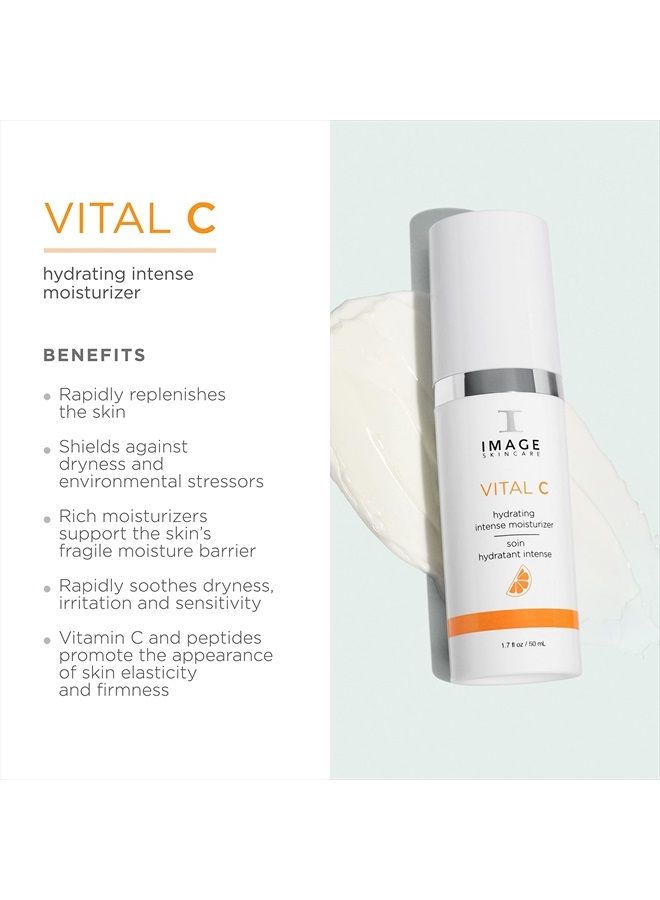 , VITAL C Hydrating Intense Moisturizer, Face Lotion with Hyaluronic Acid and Shea Butter, 1.7 fl oz