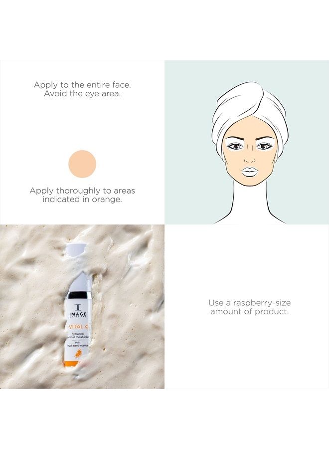 , VITAL C Hydrating Intense Moisturizer, Face Lotion with Hyaluronic Acid and Shea Butter, 1.7 fl oz