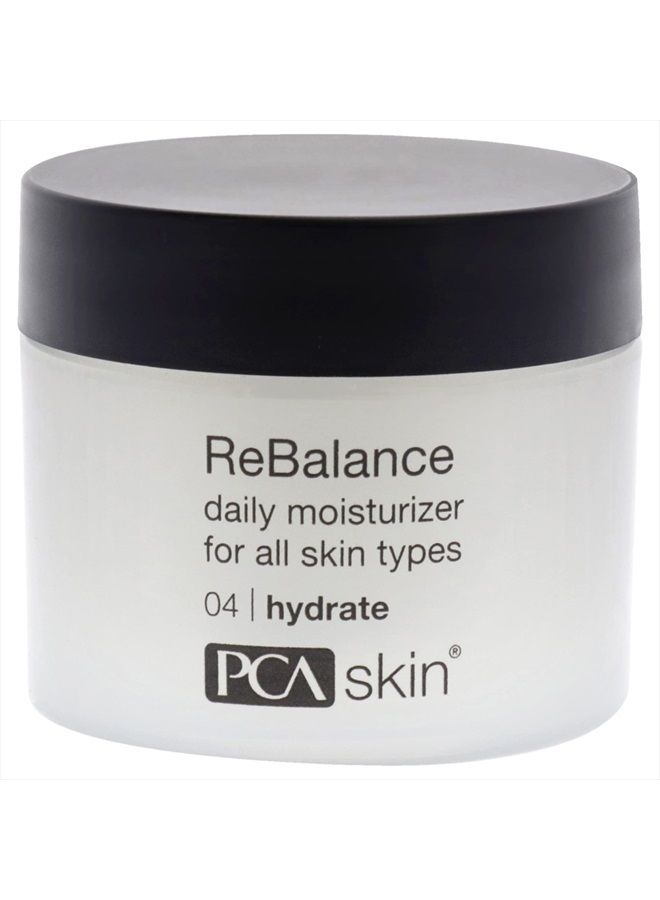 ReBalance Daily Face Moisturizer - Moisturizing Anti Aging Facial Cream with Antioxidants & Hydrating Niacinamide for Normal / Sensitive Skin (1.7 oz)