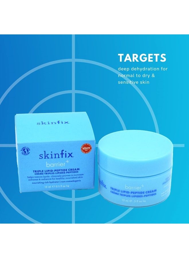 Barrier+ Triple Lipid-Peptide Face Cream Mini Size 0.5 oz