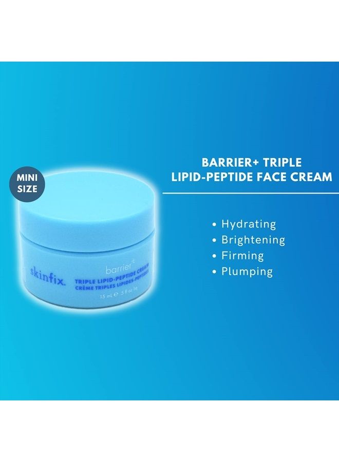 Barrier+ Triple Lipid-Peptide Face Cream Mini Size 0.5 oz