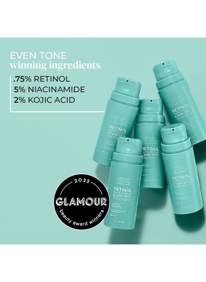 ® Retinol Rapid Repair and Dark Spot Treatment | Fast-Absorbing, Fragrance-Free Treatment Targets Hyperpigmentation, Fine Lines, and Blemishes, Formulated with Niacinamide | 1.0 Fl Oz
