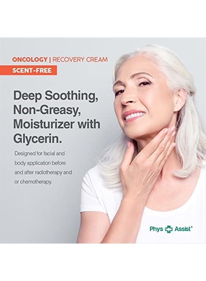 Oncology Recovery Cream. Super Moisturizing Skin Cream for Dry, Parched, Itchy, Sensitive Skin. Unscented 4 oz jar. Non Irritant, Clinically Tested, Dermatologist Tested, Allergy Tested.