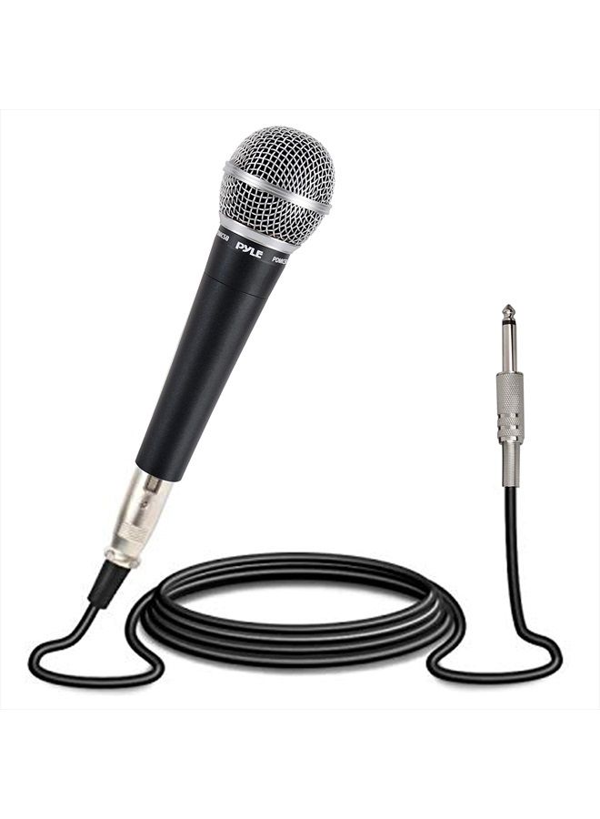 Pro Includes 15ft XLR Cable to 1/4'' Audio Connection, Connector, Black, 10.10in. x 5.00in. x 3.30in. (PDMIC58)