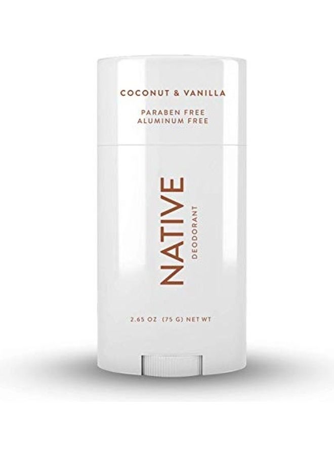 Coconut and Vanilla Natural Deodorant White 75grams