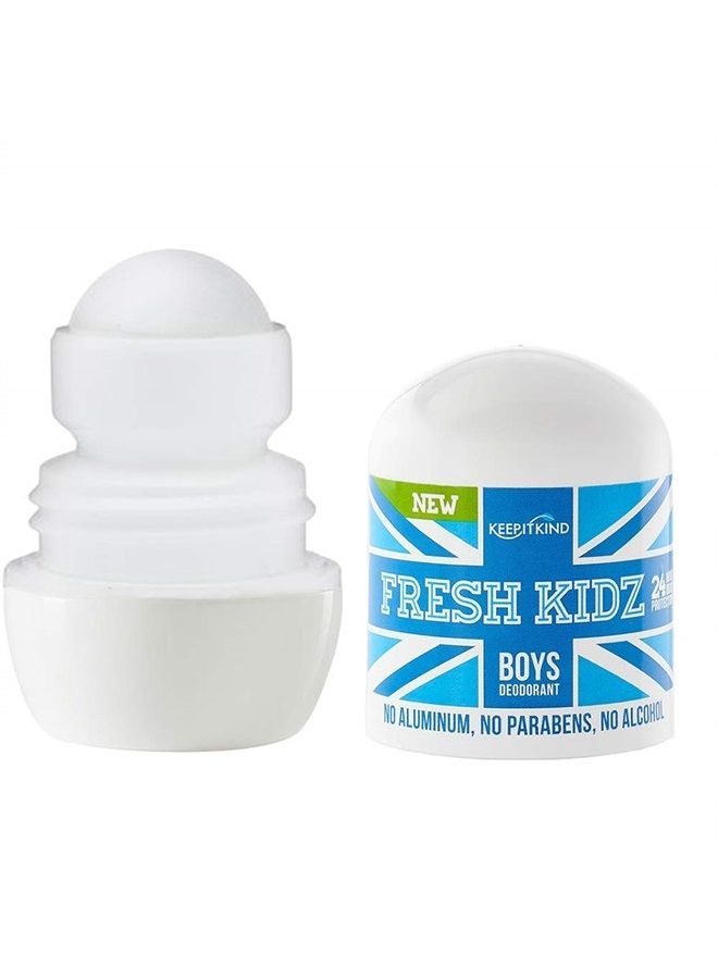 Keep it Kind Fresh Kidz Natural Roll On Deodorant 24 Hour Protection for Kids - Boys 