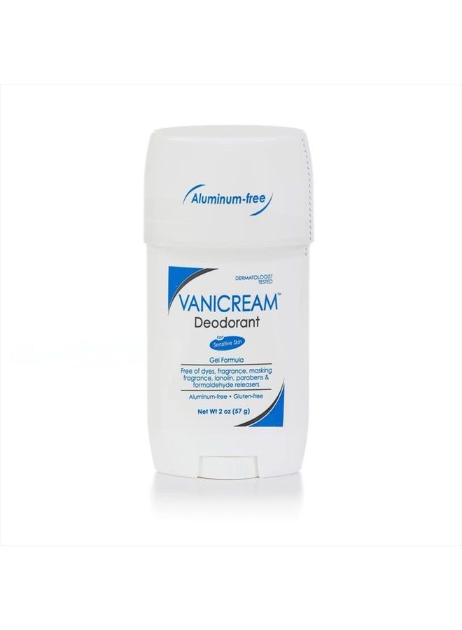 Aluminum-Free Gel Deodorant - 2 oz - Unscented Formula for Sensitive Skin