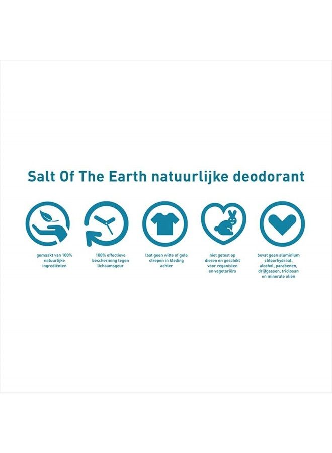 The Healthy Option Crystal Spring Salt Of The Earth Deodorant