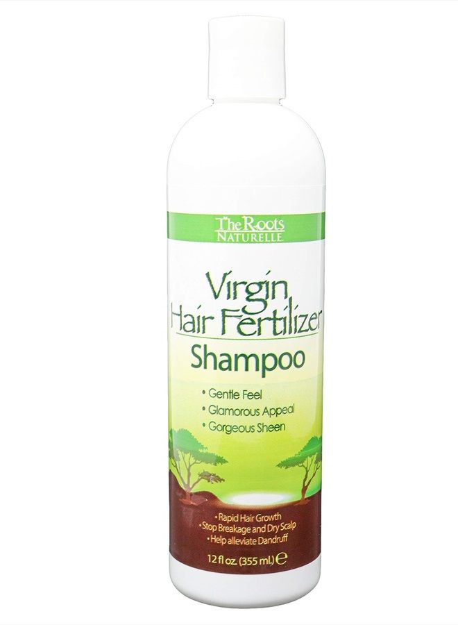 Virgin Hair Fertilizer Shampoo. African American Hair Shampoo. Rapid Hair Growth. Helps Reduce Breakage, Dry Scalp and Dandruff. Natural Hair Product Contains Jojoba Seed Oil, Honey Extract, Aloe Vera