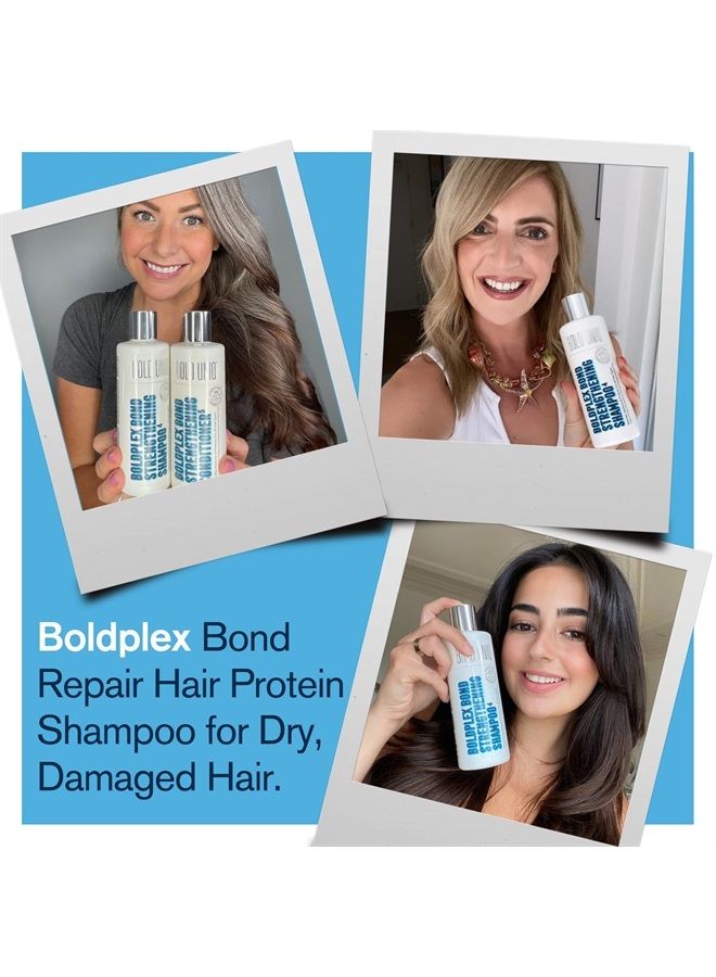 BoldPlex 4 Bond Strengthening Protein Shampoo for Dry Damaged hair - Hydrating Formula for Curly, Dry, Colored, Frizzy, Broken or Bleached Hair Types. Cruelty-free & Vegan