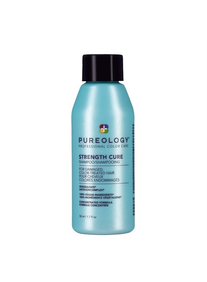Strength Cure Shampoo for Damaged & Color-Treated Hair, 1.7 Fl Oz
