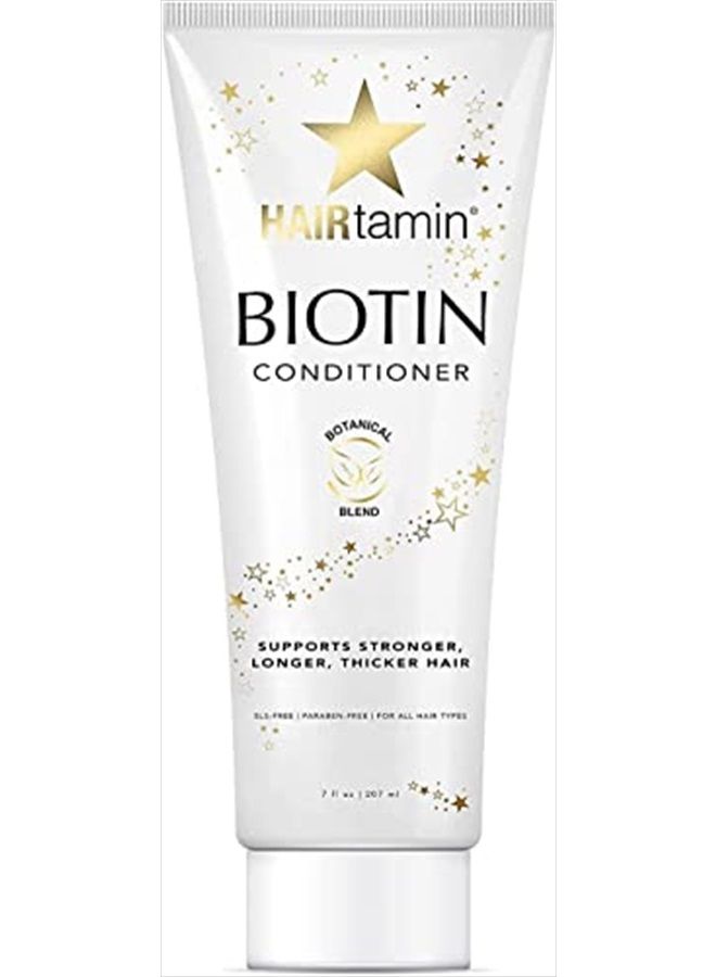 Biotin Conditioner - Healthy Growing Natural Hair Conditioners to Support Stronger Longer Thicker-Looking Hair | Paraben-Free & Sulfate-Free Color Safe Conditioner - Vitamin Rich Formula for